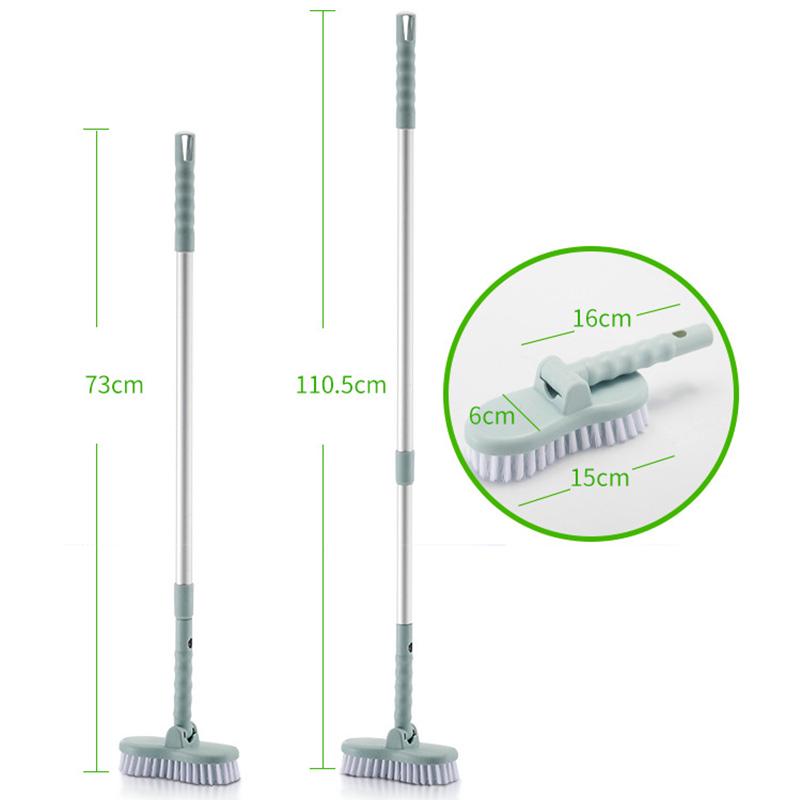 Toilet Cleaning Brush Bathroom Cleaning Accessories Portable Toilet Brush Corner Brush Long Handle Tub Shower Tile Cleaning Tool