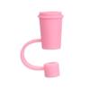1PC Creative Reusable Silicone Straw Plug Splash Proof Drinking Dust Cap Dust-proof Straw Tips Cover Cup Accessory Kitchen Tool