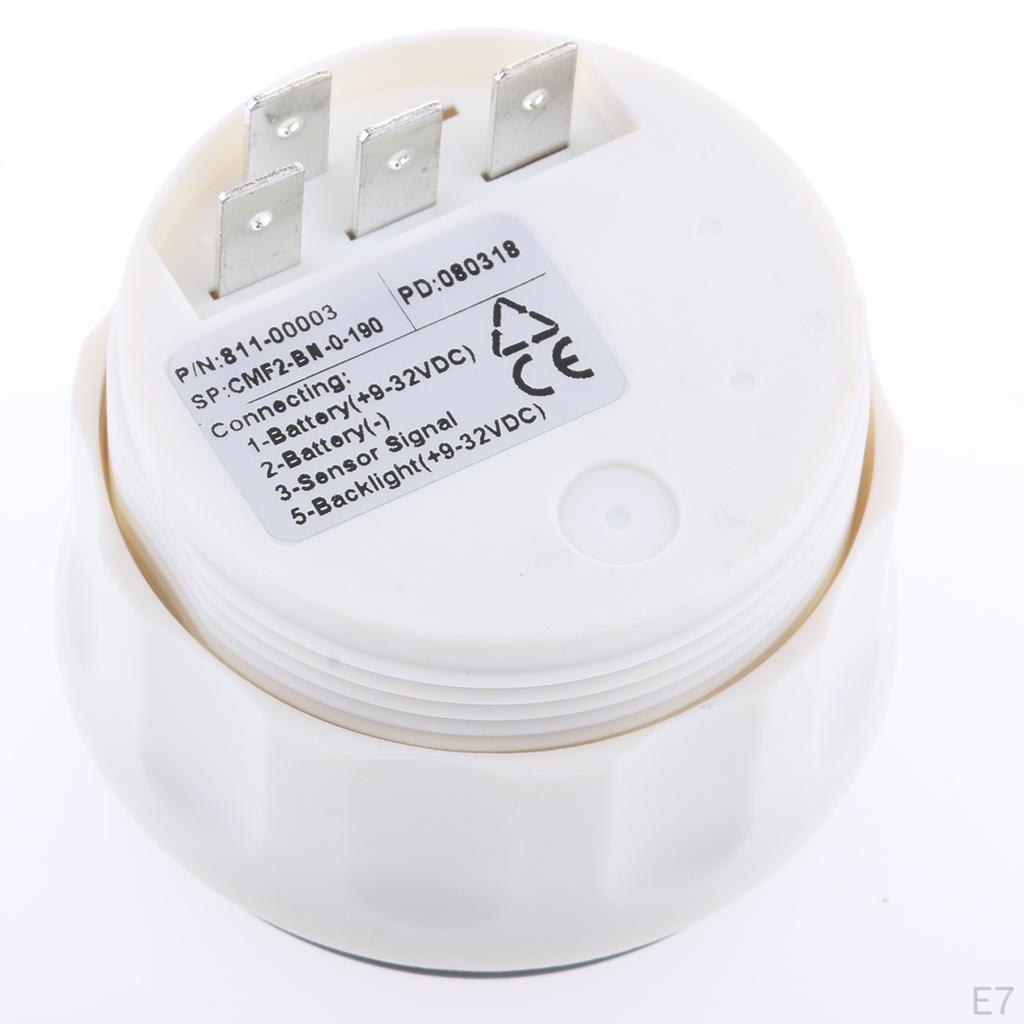 Indicatore Livello Carburante 2" per Barche e Auto