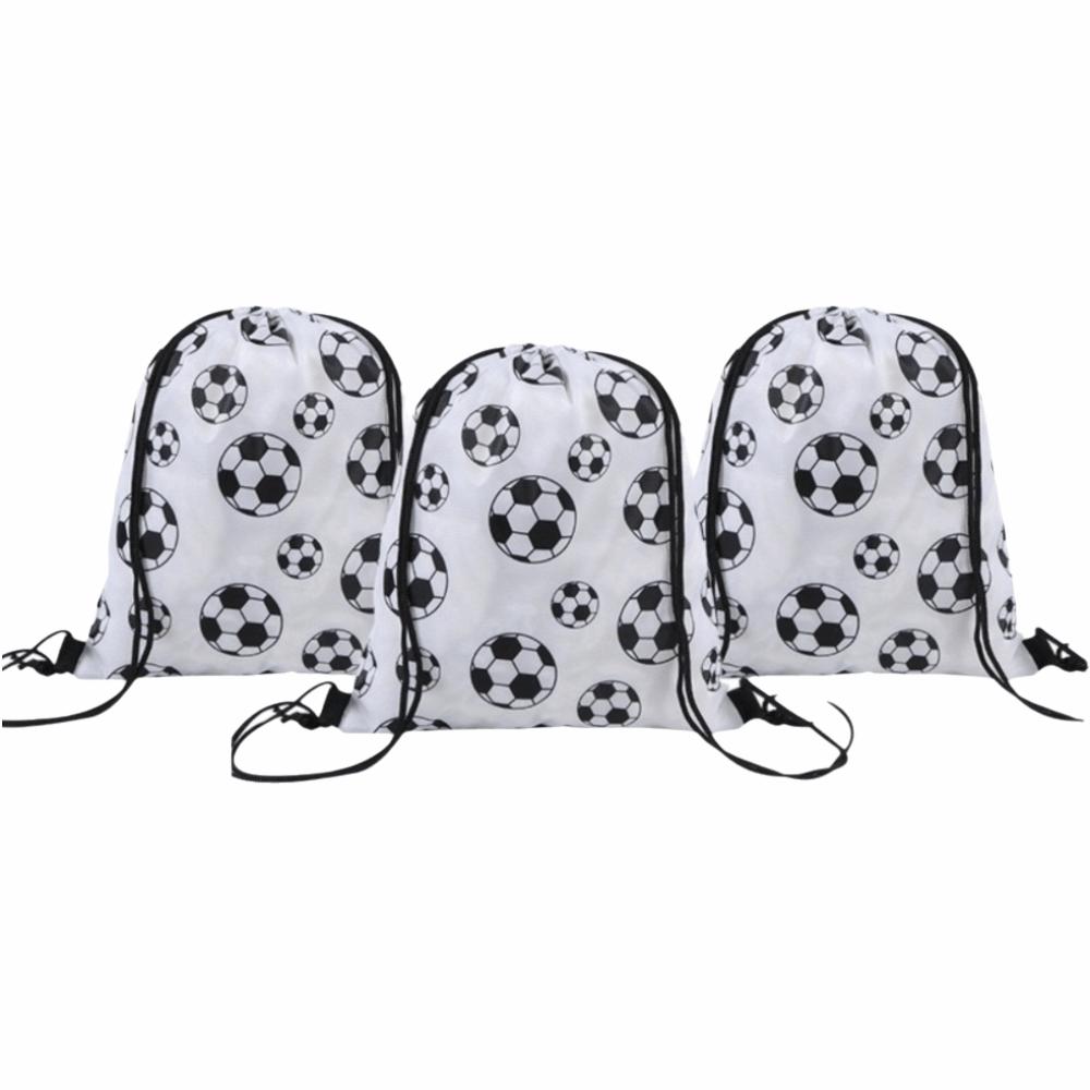 3pcs/set Digital Full-Print Drawstring Bag Polyester Material Double Shoulder Bag  Shopping