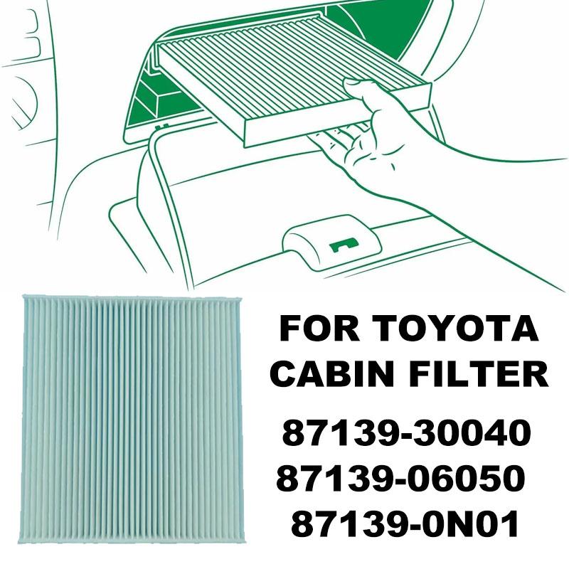 For Toyota Car Cabin Filter Kits Air Filter Replacement 87139-30040 87139-06050 87139-0N01 Air Conditioning Filter Car Filter