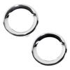 Durable-1Pair Front Fog Light Cover Fog Light Trim Ring Replacement Parts Accessories For Jeep Renegade - 6VM61SZ0AA 6VN