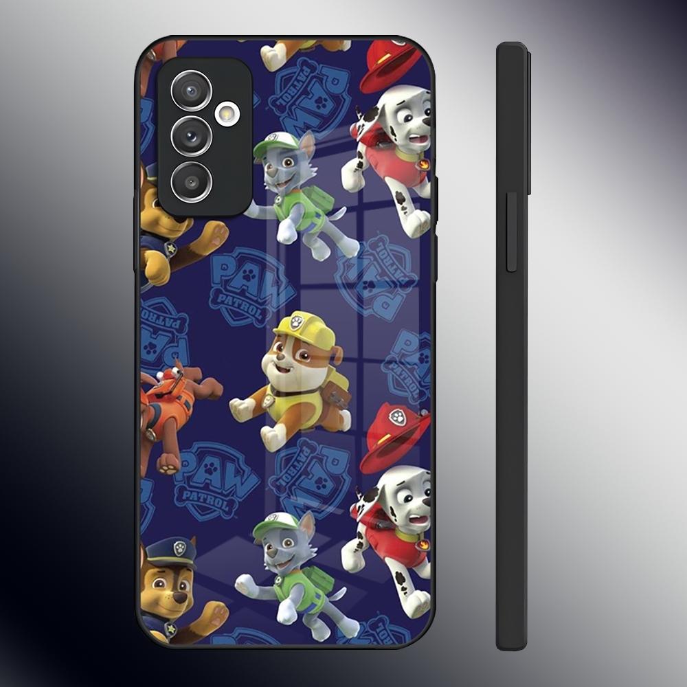 Cartoon Paws P-Patrols Phone Case For Samsung S24 Ultra S23 S22 S20 Fe S21 Plus A54 A34 A24 A53 A13 A16 Glass Cover