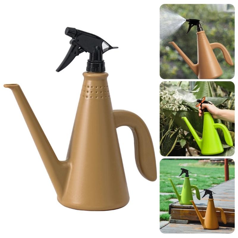 Ergonomic Pressure Sprayed Bottle Watering Can 850ml Capacity 360 Degree Rotating Sprinkler Fit for Indoor Outdoor Plant