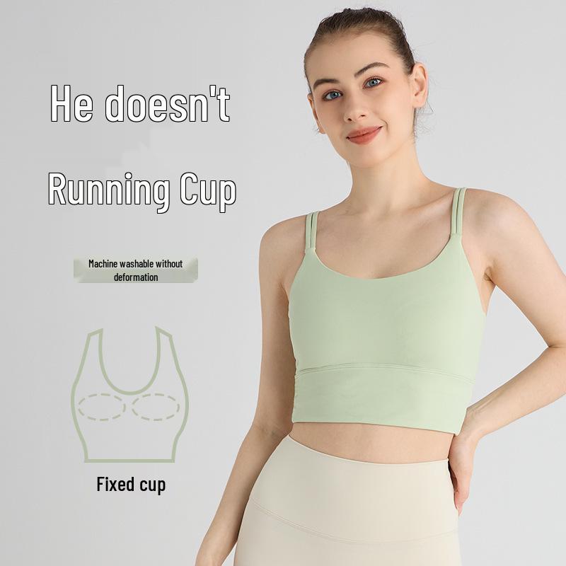 

Lycra Women s High-Intensity Sports Bra with Back Detail and Chest Pad S чорний