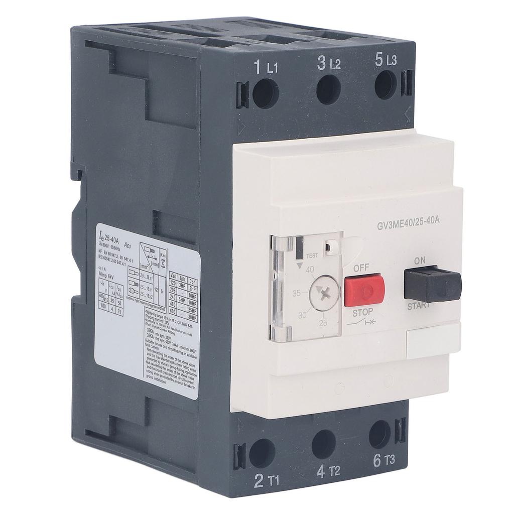 Motor Circuit Breaker Manual Large Current Rail Mounted Protection Starter Interrupter AC690V