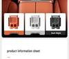 Suitable for 2025 Qiyuan Q07 Car Center Console Upper Storage Box Silicone Organizer Interior Modification.