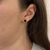 Silberne Ohrringe mit Emaille (2137627)