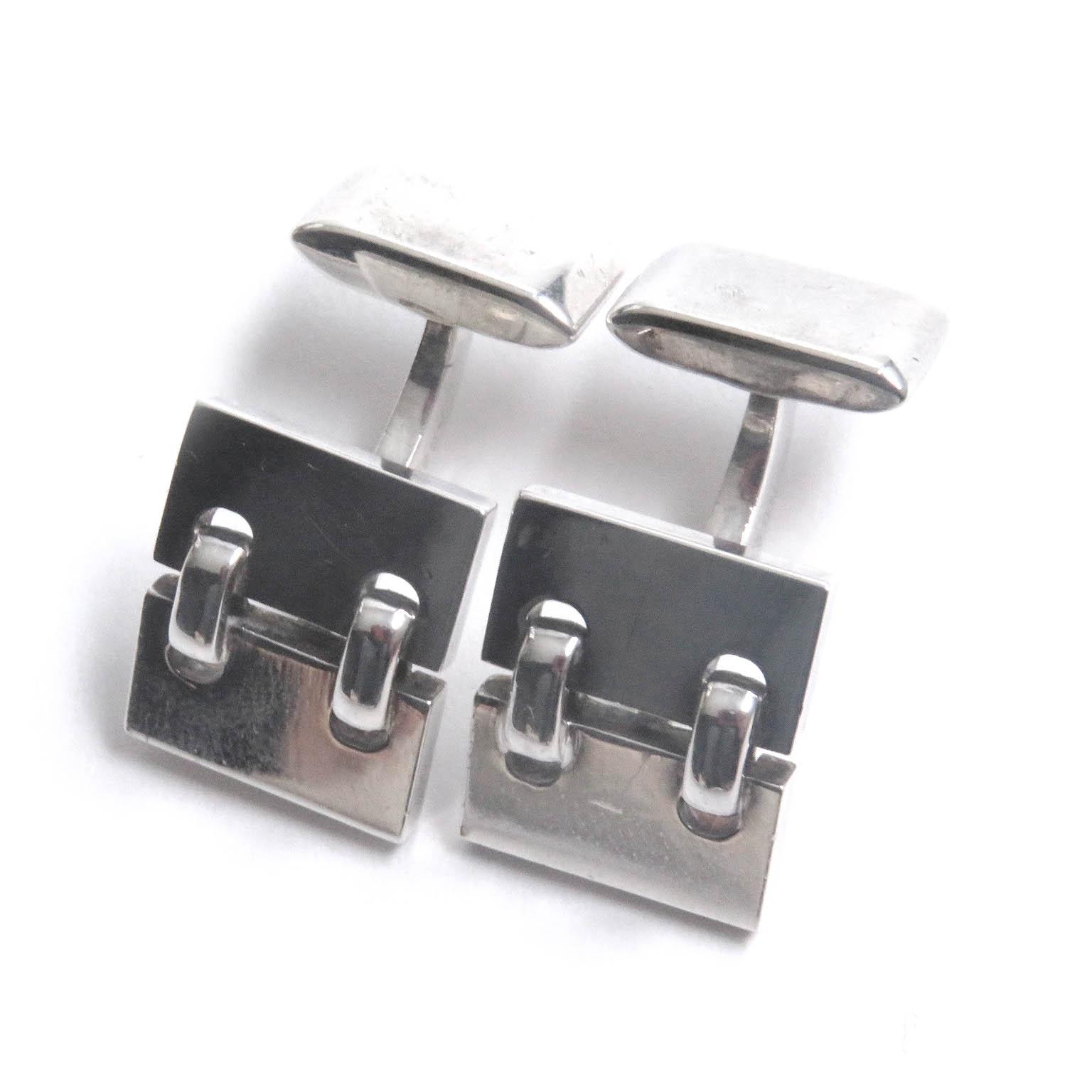 Great HERMES Cufflinks cufflinks Cufflinks Cufflinks Accessories Silver AG925 mens Used