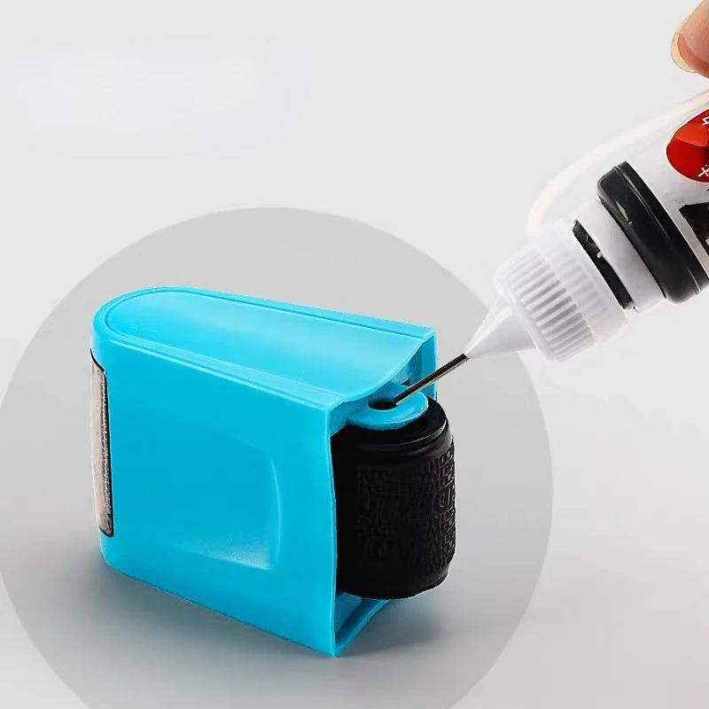 Roller Identity Theft Protection Stamp For ID Privacy Confidential Data Guard Rolling Stamps Reusable