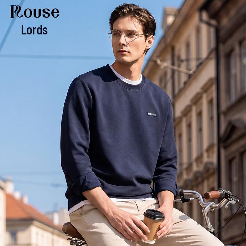 Men s Casual Long-Sleeve Round Neck Tee 195