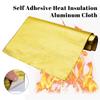 Gold Fiberglass Heat Insulation Tape Fireproof High-temperature Resistance Protective Film Sound Shield Cloth Car