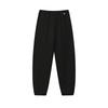 FILA Original Fashion Trend Sports Comfortable Versatile Winter Fleece Lined Warm Knitted Casual Pants Women bottoms Black F11W549601FBK