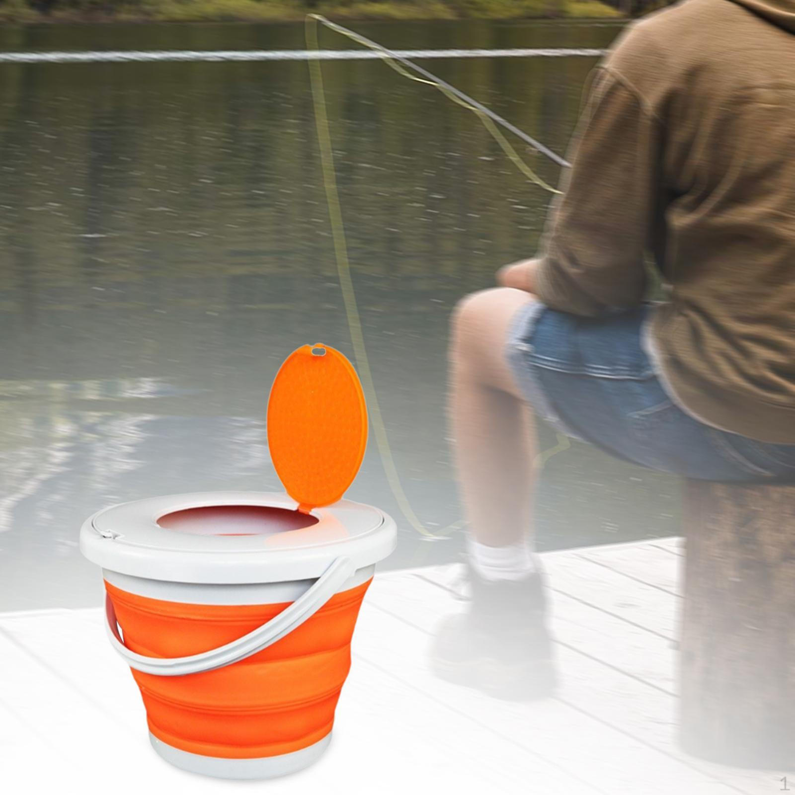 

Collapsible Bucket Cleaning with Cover 5L Supplies Foldable Handy Mop