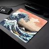 Japanese Art Kanagawa Waves Mouse Pad Gamer Desk Mat Square Gaming Office Accessories Rug Mousepad PC Rubber Keyboard Table Mats