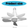 Multifunctional Wireless Ceiling Fan Light For Home Indoor Bedroom Living Room Use, Remote Controlled E27/E26/B2 Socket