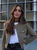 2024 Autumn Women's Pocket Crew Neck Fashion Coat