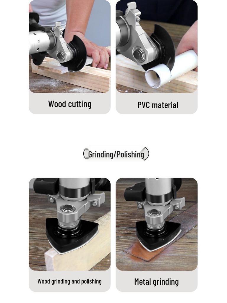 Angle Grinder Conversion Head: Multifunctional Woodworking Trimmer & Cutting Machine Adapter