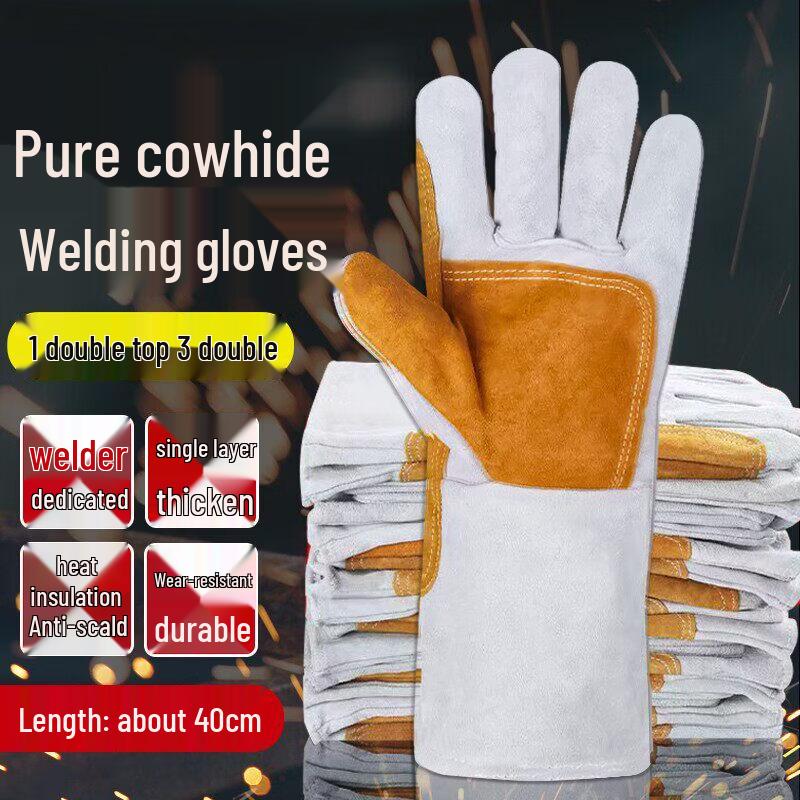 

40cm Cowhide Heat Resistant Work Gloves