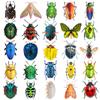 10/30/50pcs Realistic Insect Cartoon Stickers Beetle Decals DIY Stationery Laptop Phone Cases Retro Graffiti Sticker