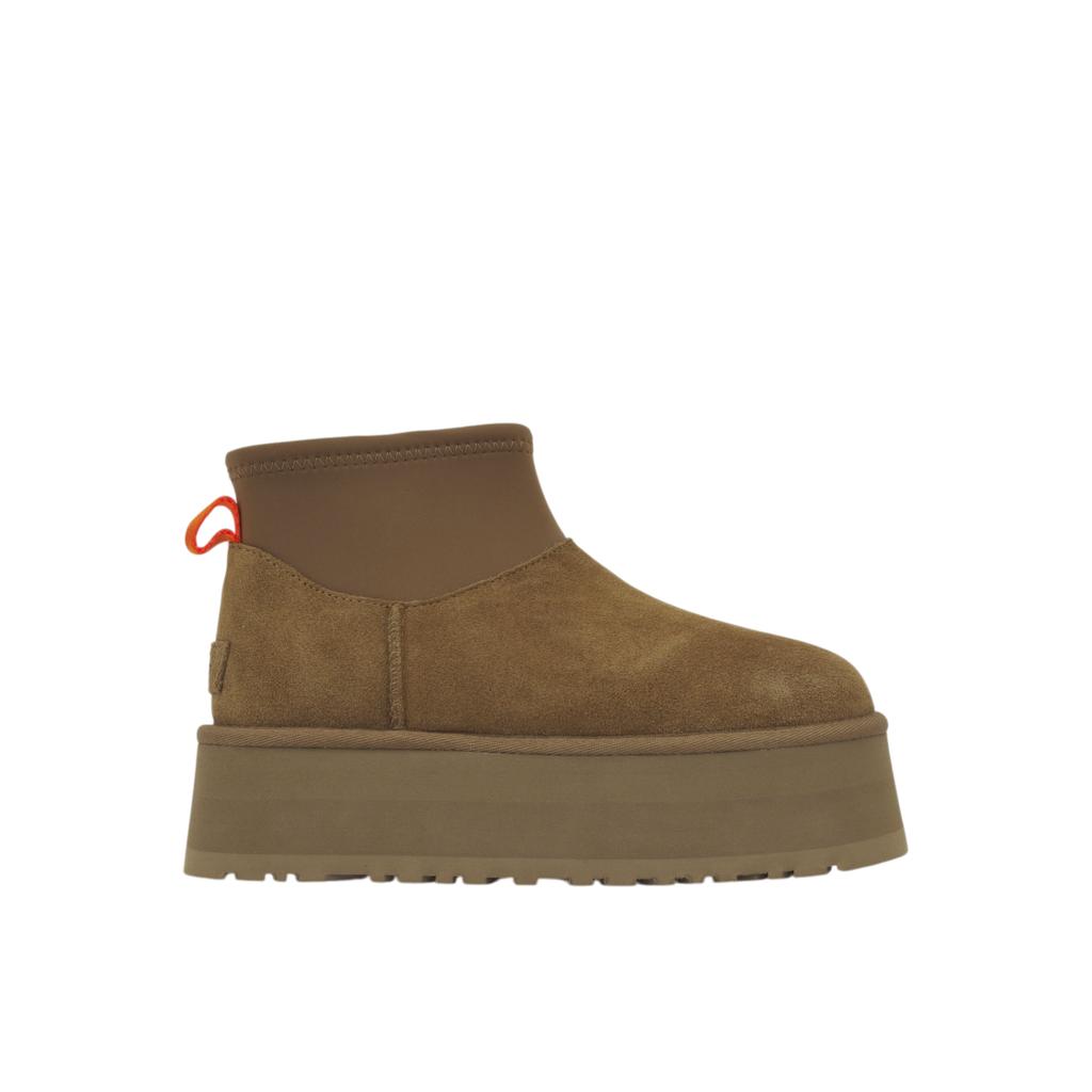UGG Classic Mini Dipper Puffer Amphora Chestnut Women Sneakers Tan 1158275-AHS