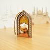 New Muslim Wooden Festival Pendant, Creative Home Decor, Antique Decoration, Gift Decoration