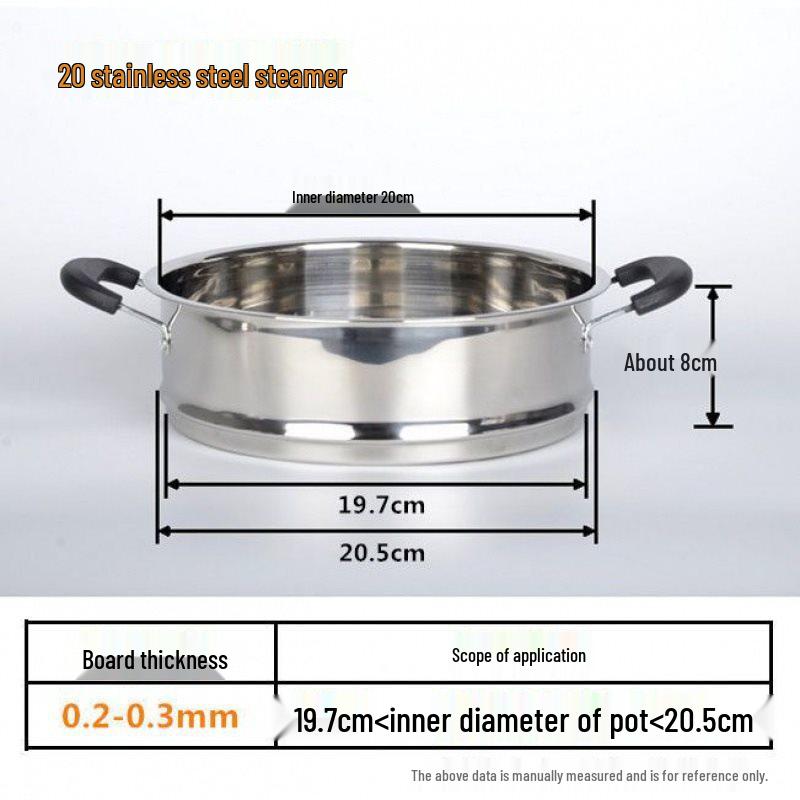 

Canmo Пароварка из нержавеющей стали для дома с утолщенной решеткой