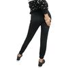 Puma Farbblock Logo Print Bündchen Sporthose Damen Unterteile Schwarz 597349-51