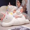 60/80cm Unicorn Plush Toy Cute Pink White Unicorn Doll Soft Stuffed Animal Horse Toys Sleep Pillow Girl Birthday Gifts
