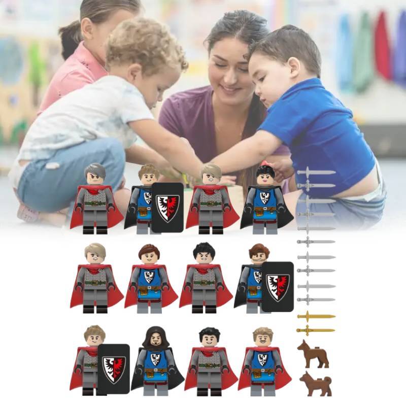 Medieval Soldier Building Blocks Set With Diy Assembly For Kids And Collectors