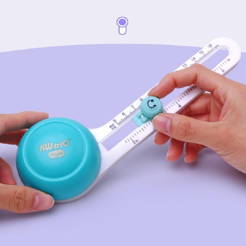 Rotary Circle Paper Cutter Scrapbooking Tool for Kid Adult School Home DIY Craft