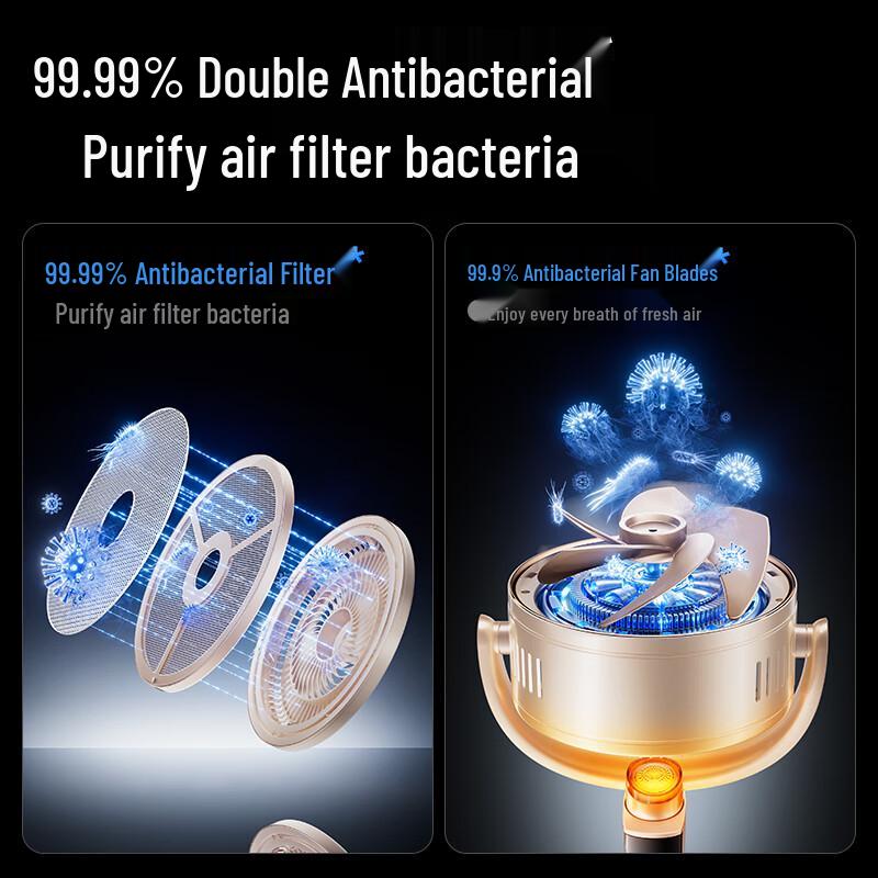 Skyworth Q539 Smart AI DC Floor Air Circulation Fan CN plug (adapter included)