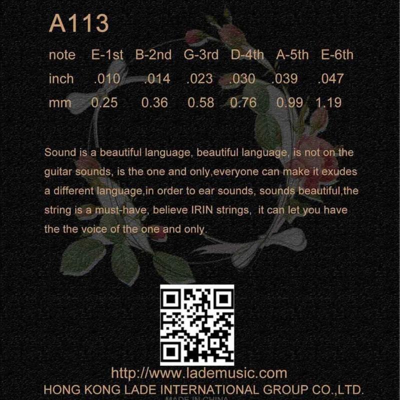 6Pcs/pack Folk Guitar String, Steel Core Guitar Strings Set Practice Replacement