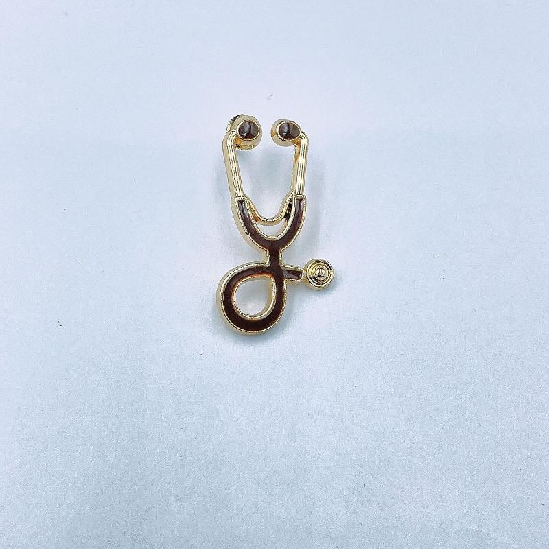 Stethoscope Enamel Lapel Pin Vibrant Multicolor Design Durable Badge for Medical Students Hospital Staff Daily Wear