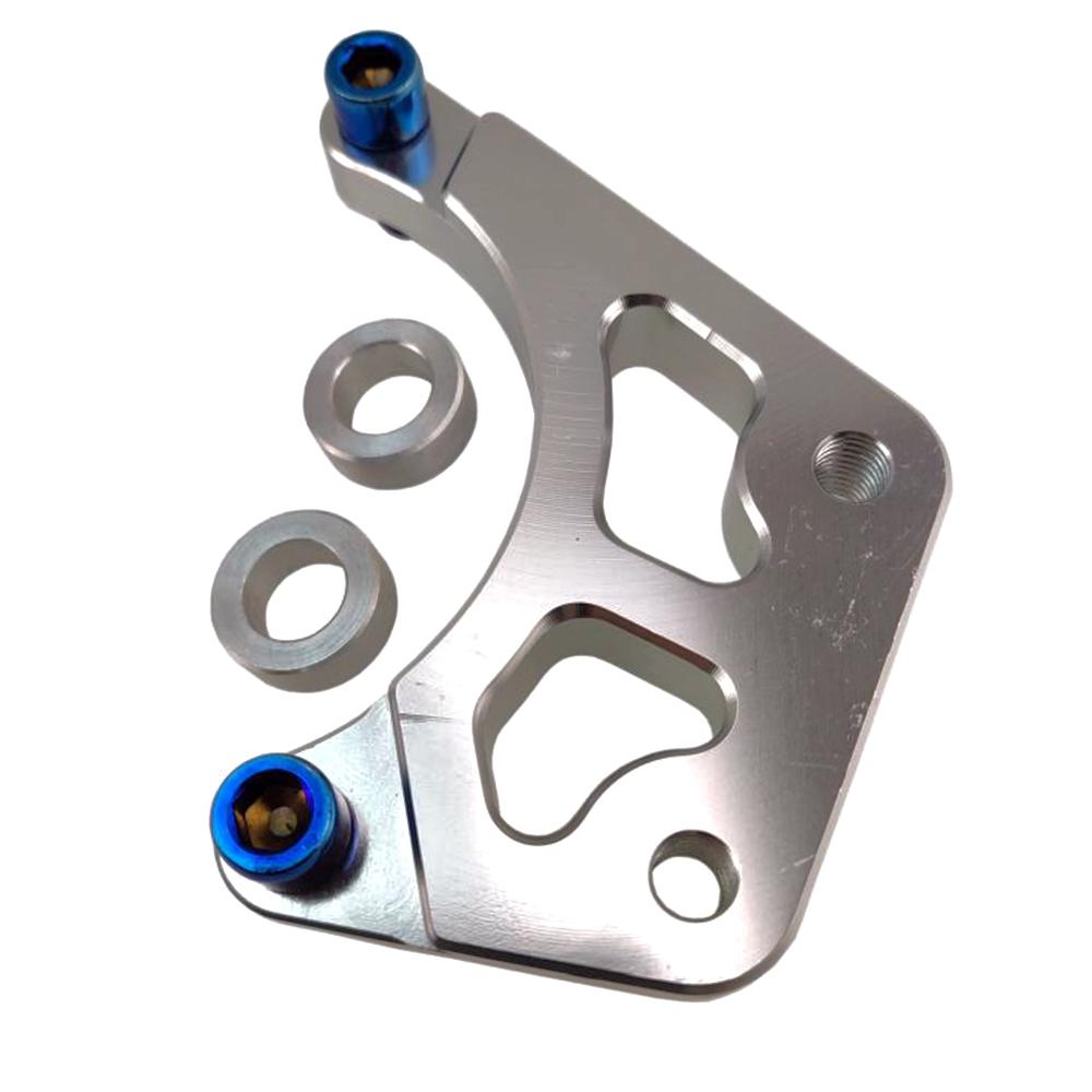 Motorcycle Adelin Brake Caliper Bracket/adapter For ADL-10 /17 84mm Brake Caliper for 200mm Brake disc For HondaYamaha Scooter серебряный