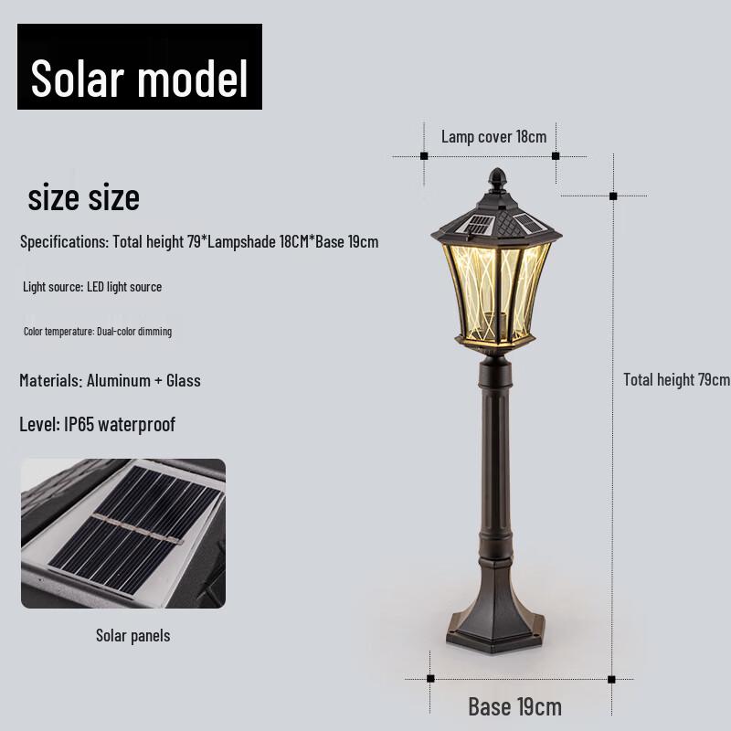 Nu Feng Solar Carved Octagon Outdoor Lawn Light