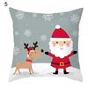 Christmas Themed Throw Pillow Cover With Short Plush Print For Living Room Decoration Cushion Cover Pillow Covers Decorative