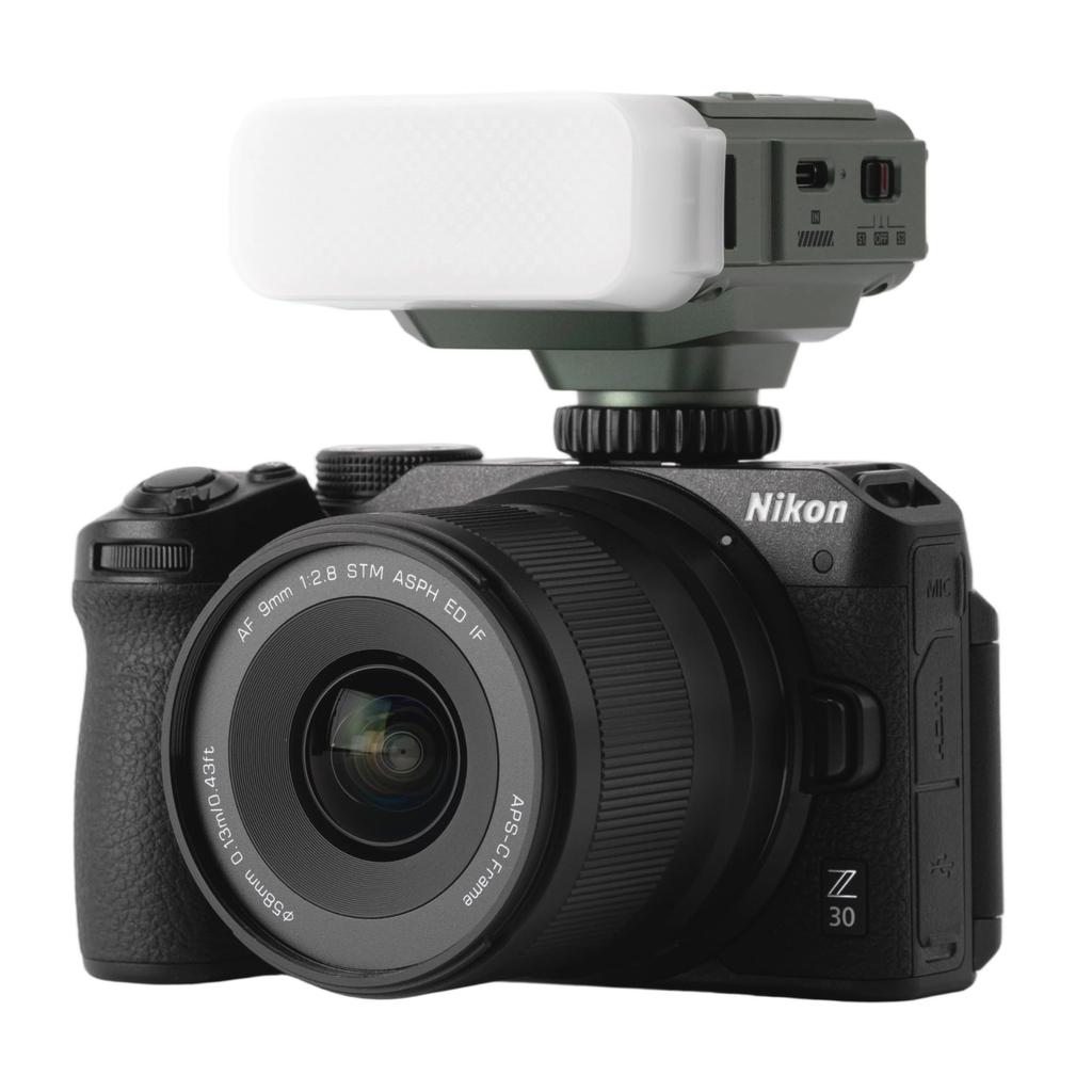 VILTROX Spark Z3 Camera Compact TTL Mini GN16 1800mAh Flash with Compatible with Nikon Flash, On-Camera Flash, 7-Level Dimming, Diffuser, (Gunmetal