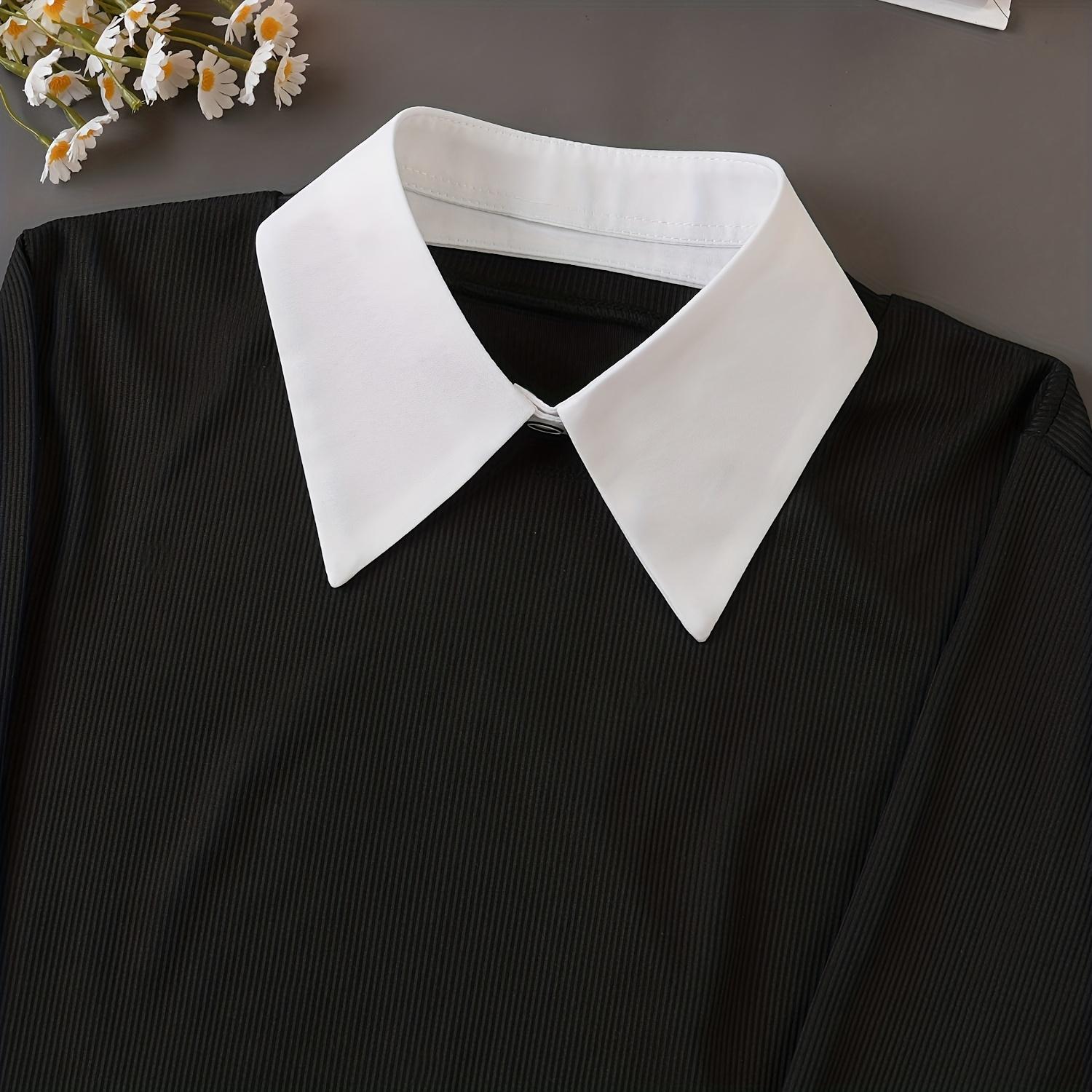 Women s Fashion Decorative Chiffon Detachable Bow Tie Collar, Versatile Shirt Collar Bow Tie 1pc белый
