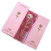 Valentines Day Creative Gift 24K Foil Plated Rose Gold Rose Lasts Forever Love Wedding Decor Lover Lighting Rose