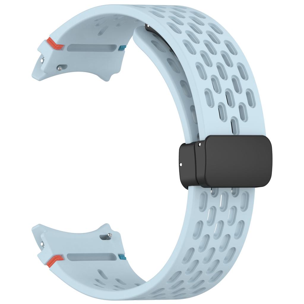 20mm Straps for Samsung Galaxy Watch 7 5 Pro 6 5 4 Magnetic Buckle Silicone Band Correa Galaxy Watch 6 Classic No Gaps Bracelet