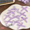 10Pcs Handmade Small Satin Ribbon Pink Bow Photocard Holder Packaging Materials Craft DIY Gift Decor Small Knot Bow Accessories