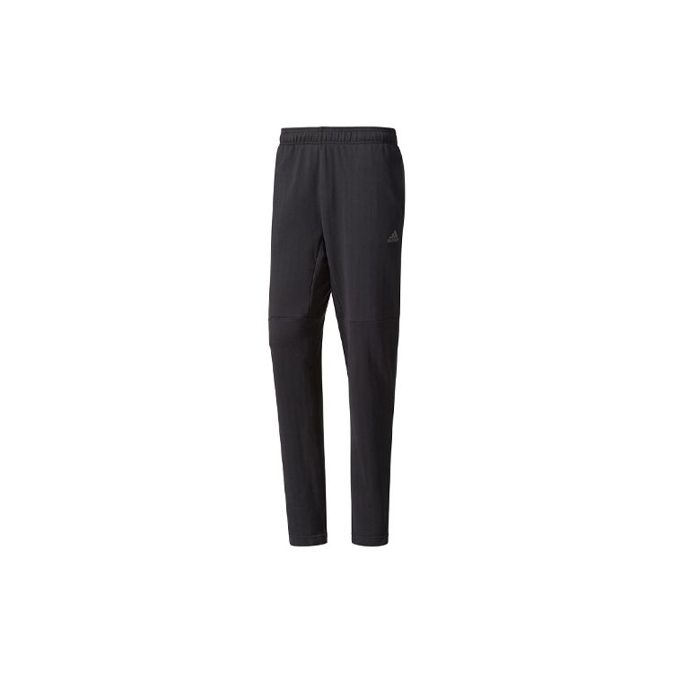

Adidas Logo Print Knit Training Pants Men Bottoms Black BP5453 S