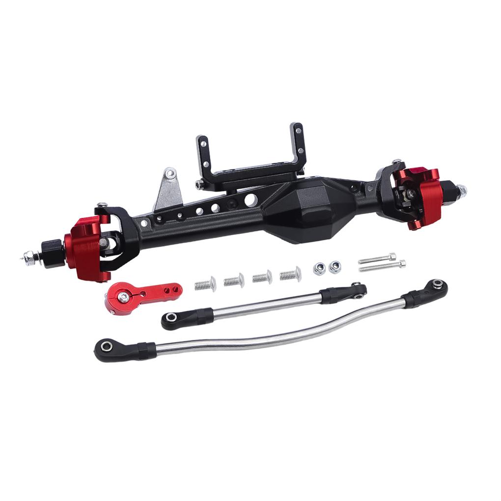 Aluminum Alloy Complete Front Rear Axle For 1/10 SCX10 RC Car Part RC Car Accessories Replacement Parts