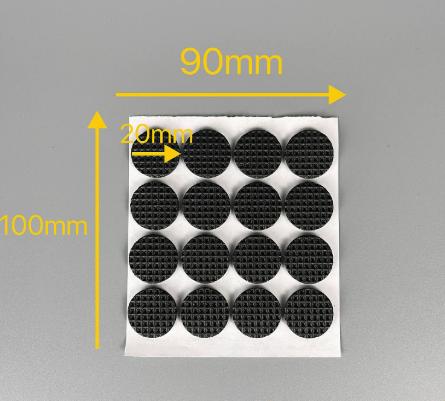 Multi Functional Self-adhesive Furniture Foot Pad, Can Be Cut and Scratch Resistant Floor Protection Pad, Durable Anti Slip Chair Legs, Table Legs