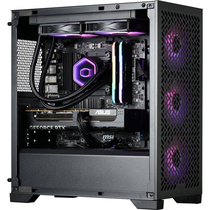 PC Gamer powered by COOLER MASTER - Sans Windows - AMD Ryzen 5500 - RTX 5060 - RAM 16Go RGB - SSD 480Go