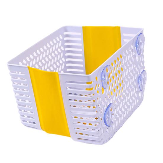 Poolside Storage Basket Hollow Out Drainage Large Capacity Foldable Swimming Pool Storage Rack Toys Goggles Phones Drinks Towels Bathroom And