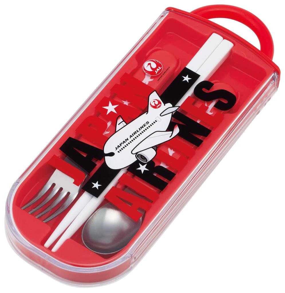 Skater Bento Chopsticks Trio Set JAL Children's (Chopsticks, Spoon, Fork, 16.5cm) TACC2-A