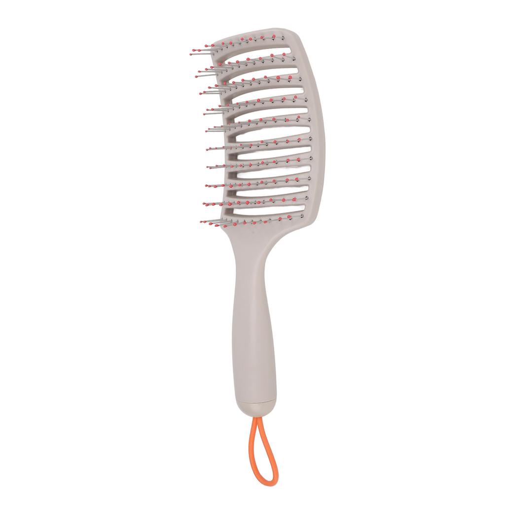 Hair Detangler Brush Plastic Lightweight Portable Curved Detangling Hair Brush for Adults and Kids