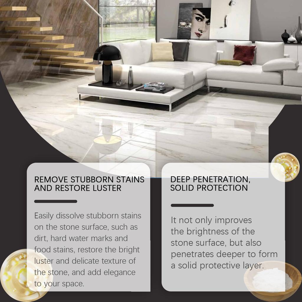 Stone Care Wax Marble Stone Floor Glazing Maintenance Ceramic Tile Furniture Cleaning Polisher Waterproof Marble Polishing Wax